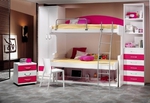 Уникални модели на детски стаи с двуетажни легла